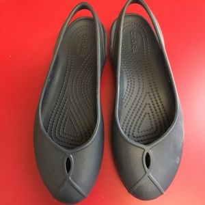 Crocs navy blue slings